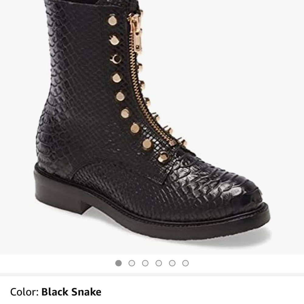 Jeffrey Campbell snakeskin boots - never worn